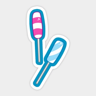 Striped Lollipops Sticker